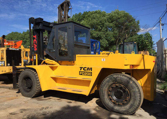 Second Hand Forklift TCM FD200 Capacity 20T Original Made In Japan
