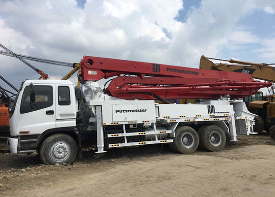 Second Hand Contrete Pump Truck SANY Putzmeister 37M 42M ISUZU Truck Head