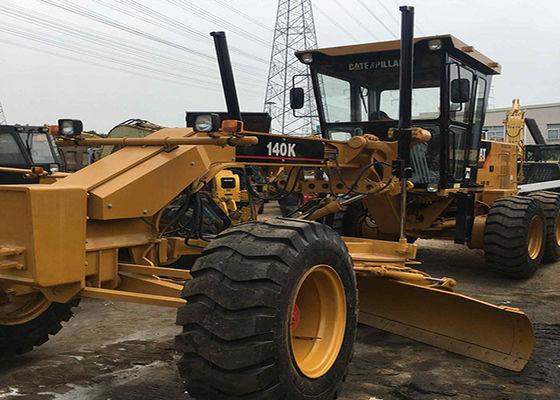 15000KG Weight Used CAT Motor Grader 140K Construction Machine 2016 Year model