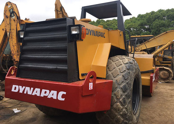 Double Drum Used Road Roller Dynapac CA25 / CA251 / CA30 Excellent Engine Operation