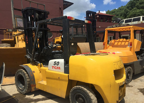 Used TCM FD50 Forklift Japan original used TCM 5T forklift used TCM forklifet for sale