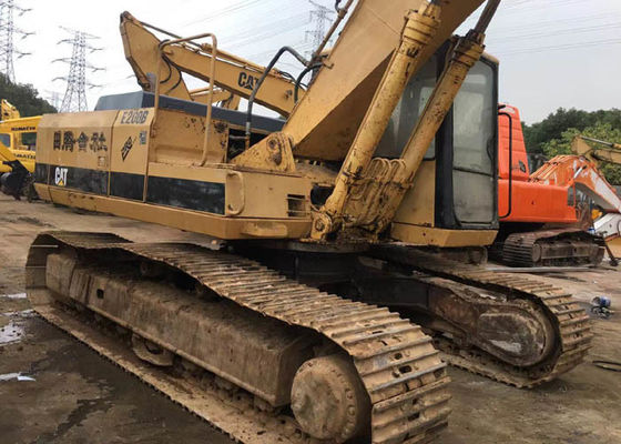Yellow Second Hand Excavator Cat E200B Weight 20Ton with Good Condition