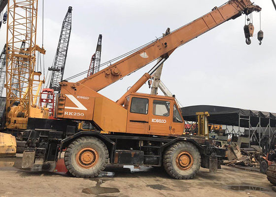 Kobelco 25t Second Hand Cranes , Rough Terrain Used Kobelco Mobile Crane