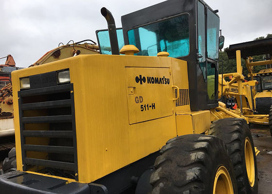 Japan Original Komatsu GD511 Motor Graders No Crack High Working Efficiency
