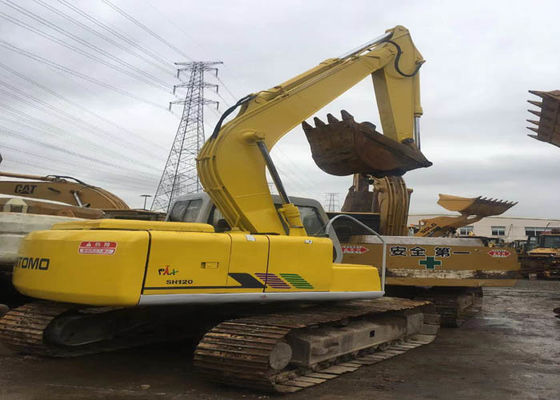 Keep Well Used Crawler Excavator Sumitomo SH120 with Comfortable Cabin