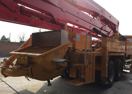 Old Putzmeister 36m Used Concrete Pump Truck with Isuzu Chassis Excellent Condition