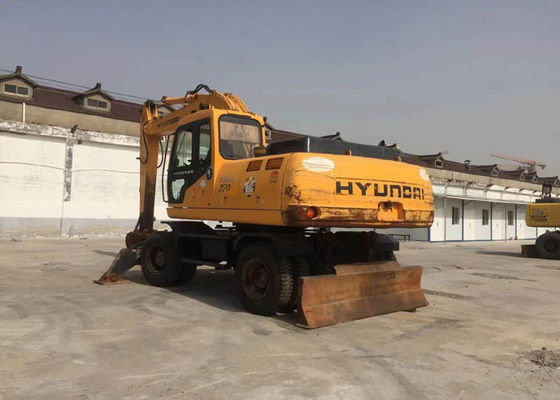 Original Korea Second Hand Wheel Excavator Hyundai 220 Weight 21800kg