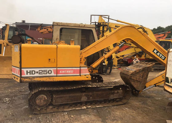Kato HD250 Second Hand Excavator , Used Construction Equipment Original Japan