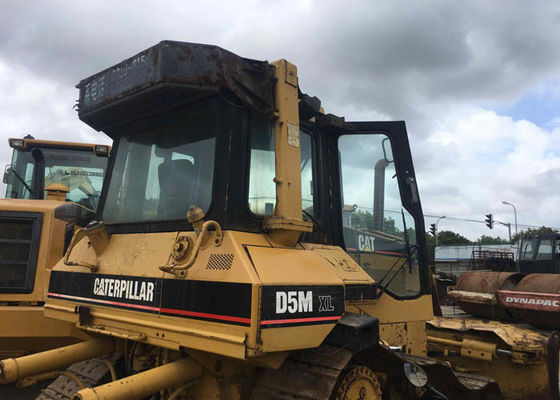 CAT D5M Old  Dozers Crawler Bulldozer with Original Yellow Color