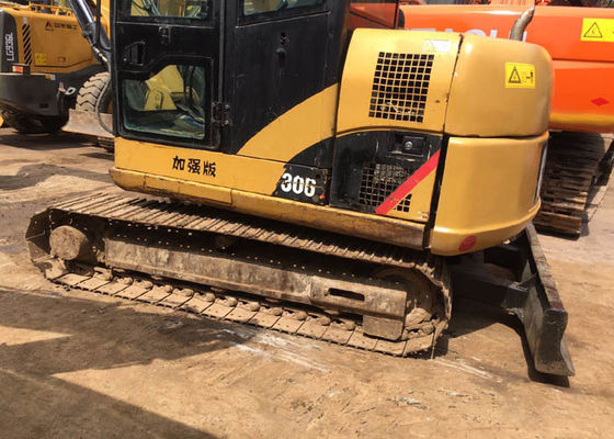 Cat 306D Used Crawler Excavator , 6 Ton Road Construction Machinery