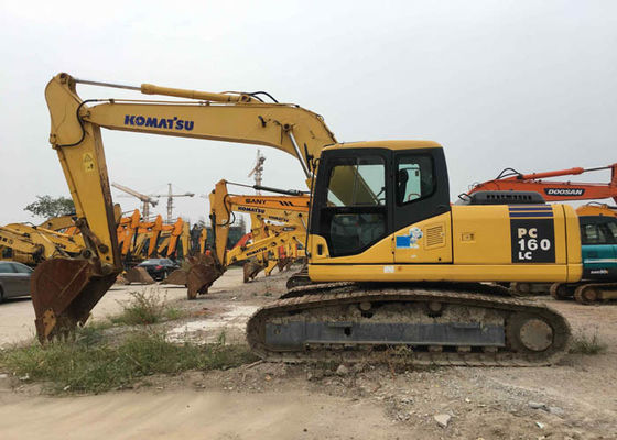 Weight 16T Used Komatsu Excavator PC160-7 Crawler Original Made In Japan