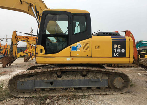 Weight 16T Used Komatsu Excavator PC160-7 Crawler Original Made In Japan