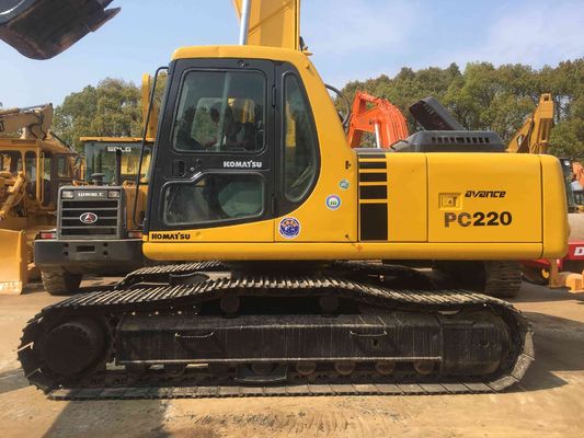 Japan Origin Used Komatsu Excavator PC220 Manuel Second Hand Excavators