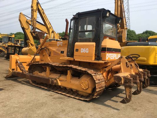 CE Yellow Crawler 12km/H D6G Used CAT Bulldozer