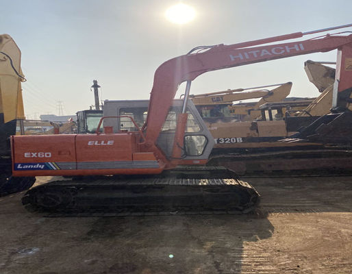 Bucket 0.3m3 EX60 6T 5.5km/H Second Hand Hitachi Excavator