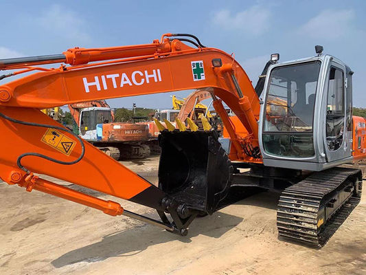 Mini Hydraulic Used Hitachi EX120 Excavator With 0.45cbm Bucket