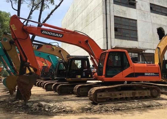 Second Hand Crawler Excavator DH220LC-7 2014 Year 9500 * 2990 * 3030 mm